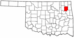 Image:Map of Oklahoma highlighting Mayes County.png