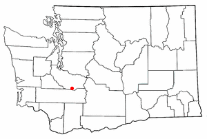 Location of Ashford, Washington