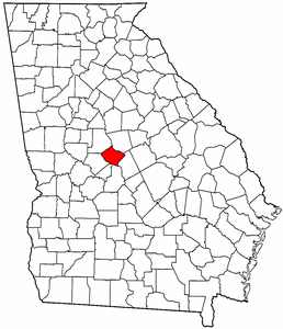 Image:Map of Georgia highlighting Bibb County.png