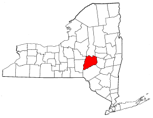 Image:Map of New York highlighting Otsego County.png