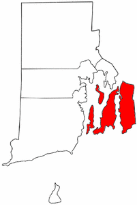 Image:Map of Rhode Island highlighting Newport County.png