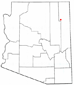 Location of Steamboat, Arizona