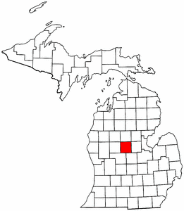 Image:Map of Michigan highlighting Isabella County.png