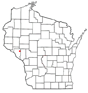 Location of Dover, Wisconsin