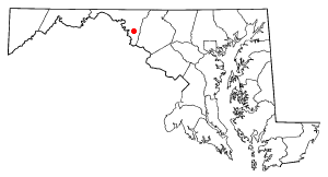 Location of Keedysville, Maryland