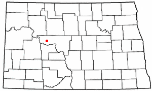Location of White Shield, North Dakota