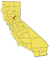 Image:California map showing Yuba County.png