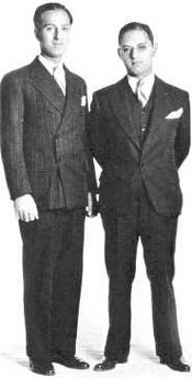 George (left) and Ira Gershwin