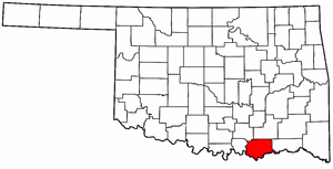 Image:Map of Oklahoma highlighting Bryan County.png