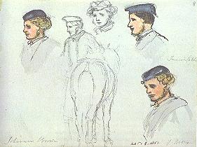A young John Brown as sketched by Queen Victoria