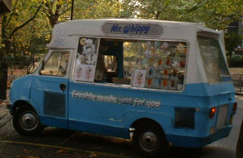 A typical ice cream van; this one is in .