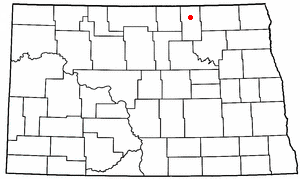 Location of Rocklake, North Dakota