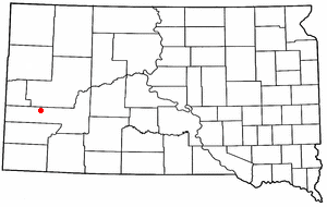 Location of Rapid City, South Dakota