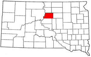 Image:Map of South Dakota highlighting Potter County.png