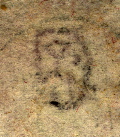 Elephant head watermark of early Indian stamps