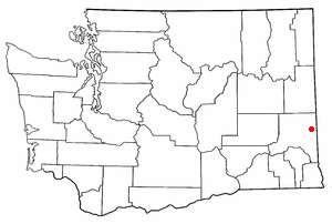 Location of Garfield, Washington