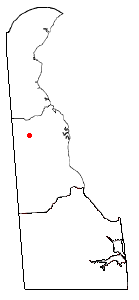Location of Kenton, Delaware