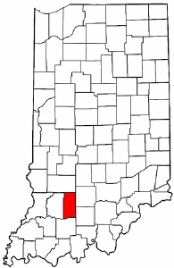 Image:Map of Indiana highlighting Martin County.png