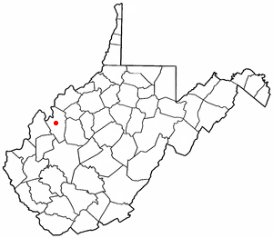 Location of Ripley, West Virginia