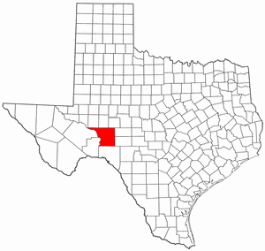 Image:Map of Texas highlighting Crockett County.png