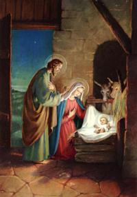 A Nativity scene