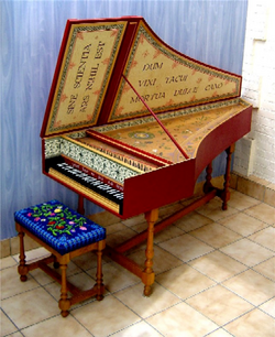 Harpsichord in Flemish style; for more info, click the image.