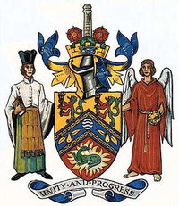 Arms of Dudley Metropolitan Borough Council 