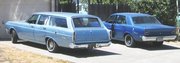 1969 Falcon station wagon and 4-door sedan