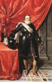 Henry IV of France, painted by Pourbous the younger