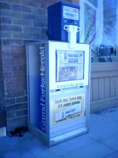 Grand Forks Herald street box