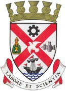 The old coat of arms for Clydebank, adopted in 1930
