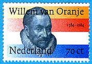A 1984 Dutch  commemorating the  of William's death.