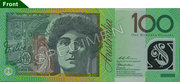 $100 banknote front