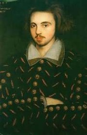 An anonymous portrait, often believed to show Christopher Marlowe