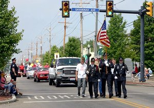 Memorial Day parade in North College Hill, Ohio
