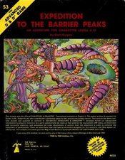 S3: Expedition to the Barrier Peaks was one of the few adventures released by  to include  elements, such as  and .