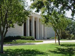 Dwight D. Eisenhower library in Abilene, Kansas.