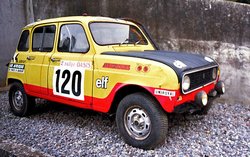 This Renault 4 Simpar raced Paris-Dakar in 1979 with Bernard and Claude Marreau finishing third