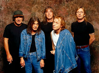 From left to right: Singer , rhythm guitarist , bass guitarist , lead guitarist , drummer , c. 2000.