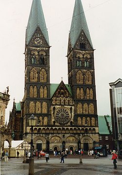 The cathedral of St.Petri in Market Square.