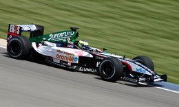  driving for the Minardi Formula One team at the 2004 