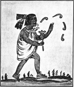 Atlaua in an illustration from Rig Veda Americanus, an 1890 book on American aboriginal literature