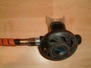 A diving regulator demand valve