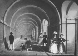 Interior of the Thames Tunnel, mid-19th century