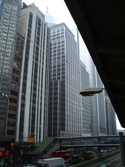 Wing On House, , Hong Kong. (Building in the middle; the two buildings to the right are the old and new headquarters of Hang Seng Bank).