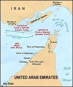 Map Of Strait of Hormuz