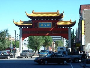 The gate to Montreal's Chinatown