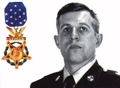 U.S. Army Sgt. First Class Randall Shughart, Medal of Honor for actions in Operation Gothic Serpent (October 3, 1993).