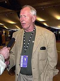 Stephen Ambrose, at the  premier of 