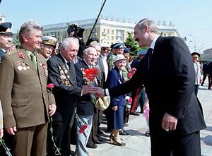 Lukashenko meeting with  veterans, one of his most loyal bases of support